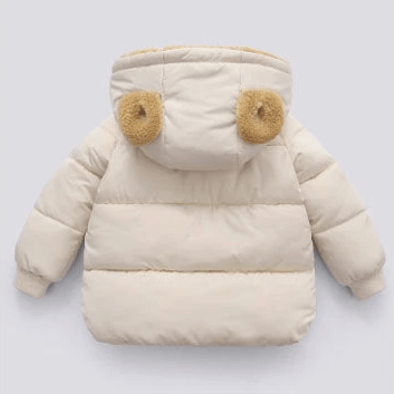 Pavoco Jacken Verspielte Winterjacke für Kinder gefüttert mit Kapuze und Ohren warm atmungsaktiv