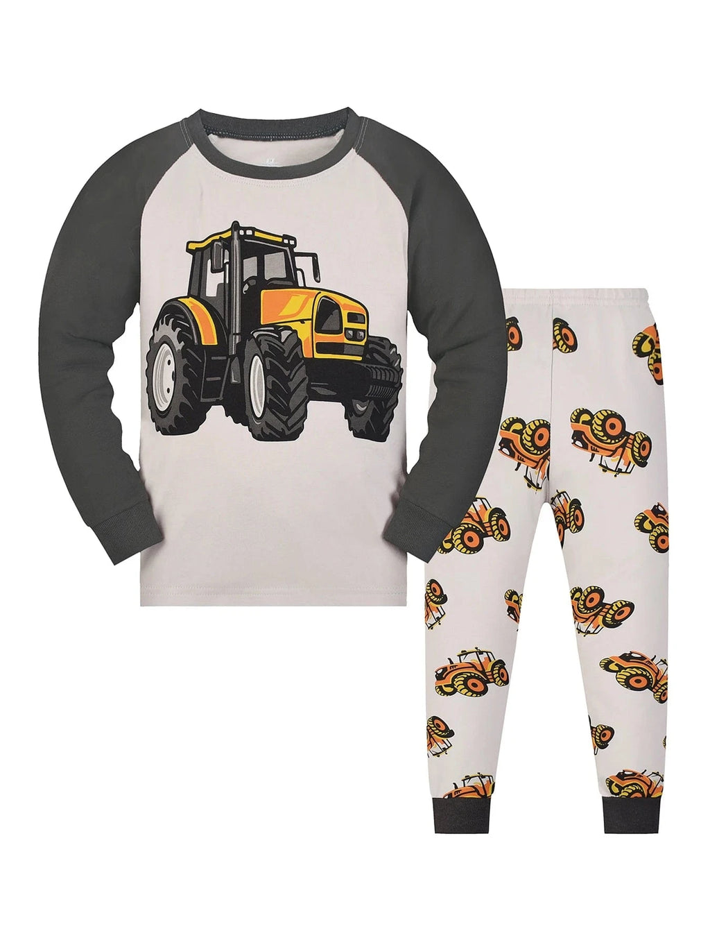 Pavoco Jungen-Schlafanzüge A281 / 2Y Lässiges Jungen-Pyjama-Set für Kinder 2–9 Jahre aus Baumwolle mit LKW-Muster