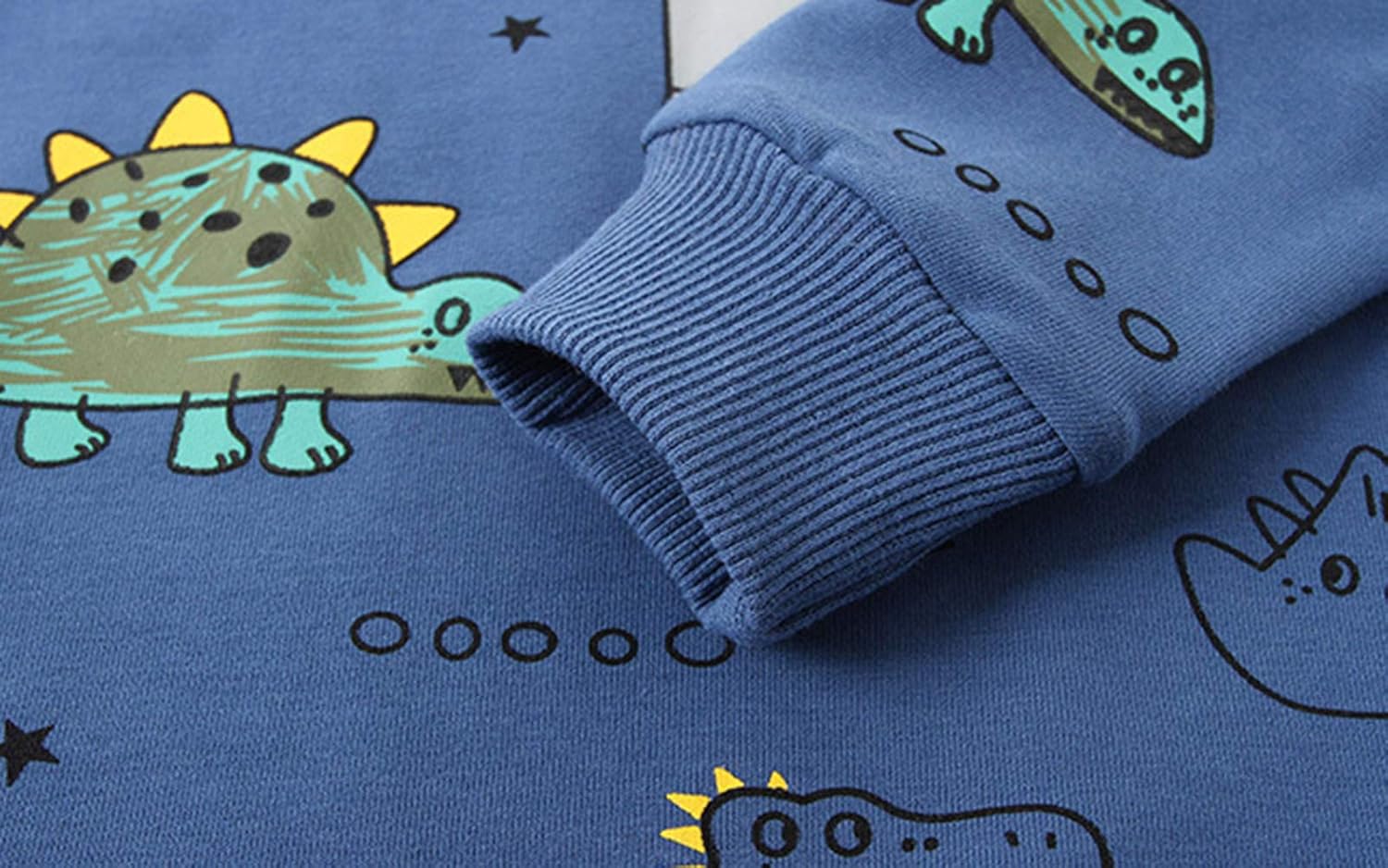 Pavoco Jungenbekleidung Lustiges Jungen-Kleidungsset mit Dinosaurier-Print atmungsaktiv für kleine Abenteurer