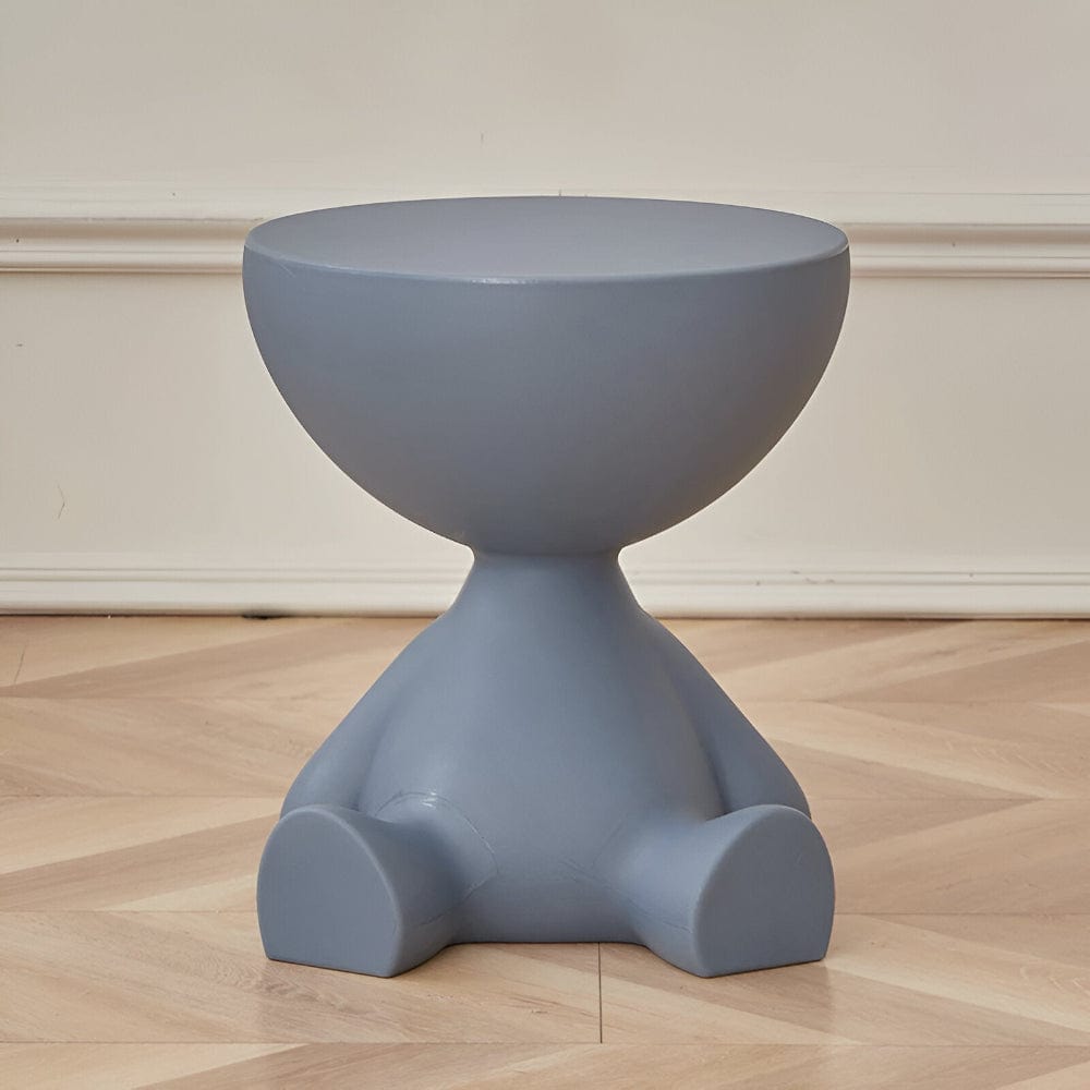 Pavoco Kaffeetische Blau Eleganter Couchtisch für Unisex rund Kunststoff zeitlos vielseitig Wohnzimmertisch