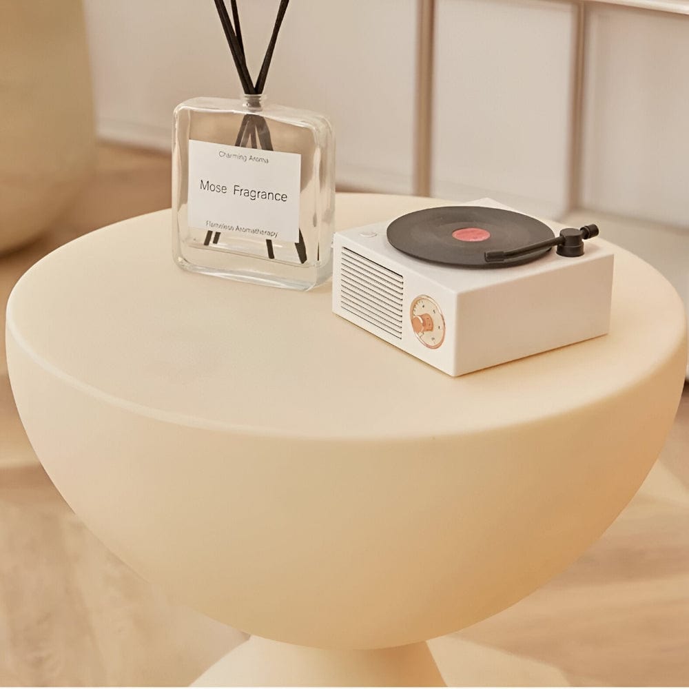 Pavoco Kaffeetische Eleganter Couchtisch für Unisex rund Kunststoff zeitlos vielseitig Wohnzimmertisch