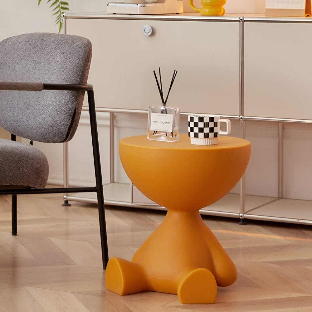 Pavoco Kaffeetische Eleganter Couchtisch für Unisex rund Kunststoff zeitlos vielseitig Wohnzimmertisch