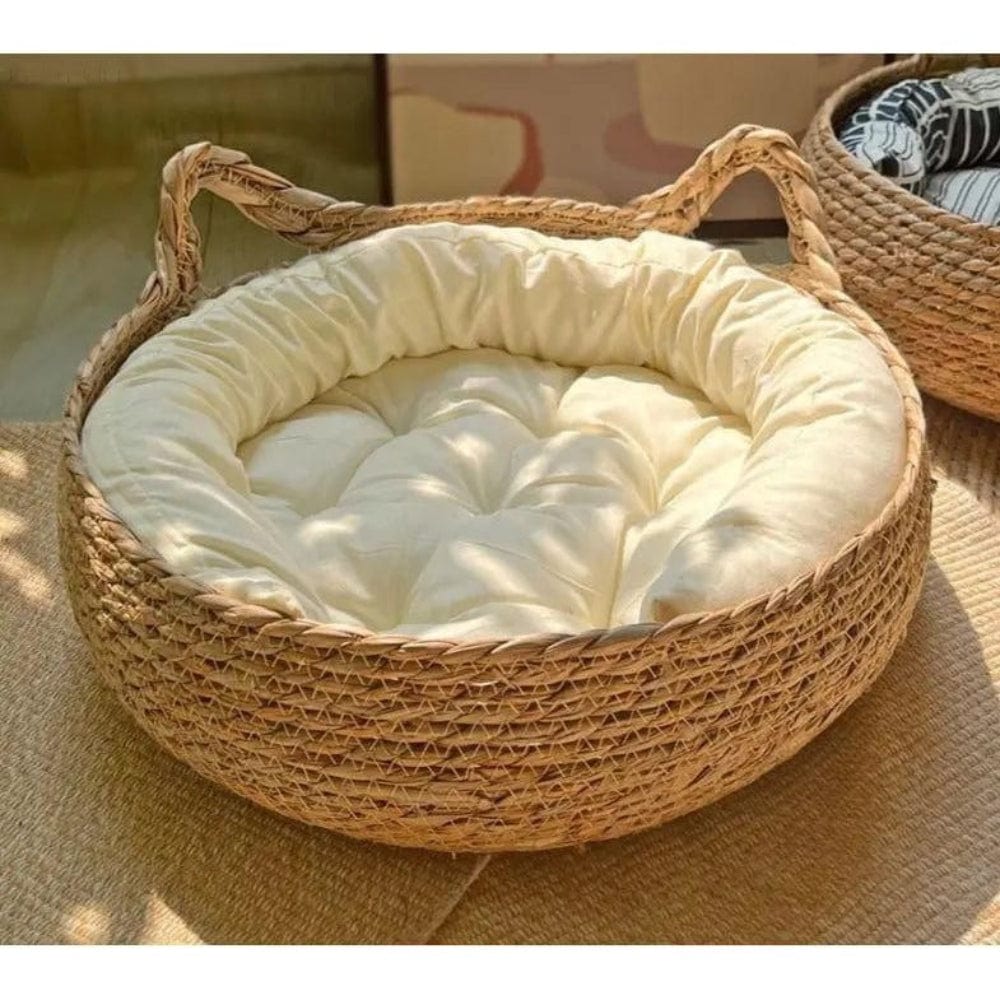 Pavoco Katzenbetten & Möbel S (1-3KG) Ultraweiches Katzenbett für Katzen und kleine Haustiere rutschfest maschinenwaschbar
