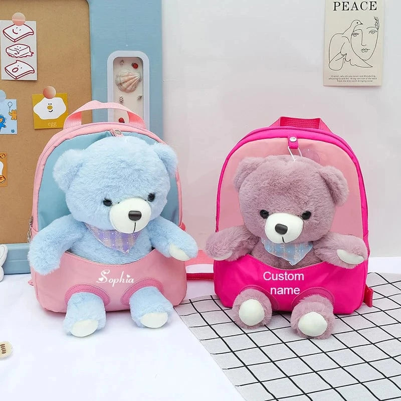 Pavoco Kinder-Rucksäcke Bärenstadt | Niedlicher Kindergartenrucksack für Kinder personalisierbar