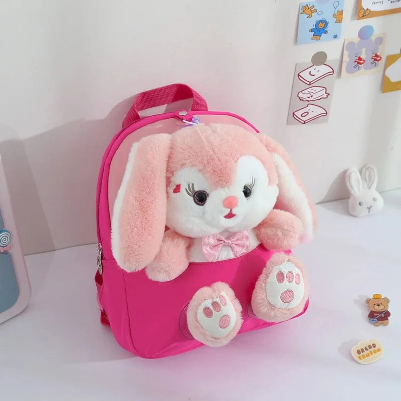 Pavoco Kinder-Rucksäcke Hase Fuchsia Bärenstadt | Niedlicher Kindergartenrucksack für Kinder personalisierbar