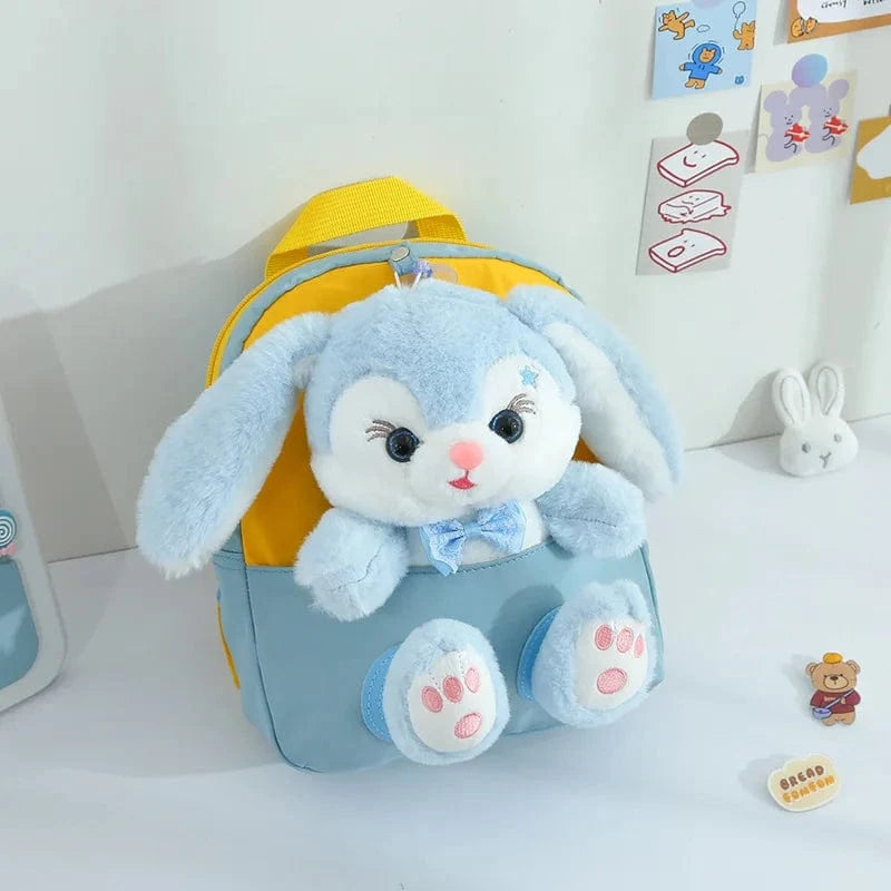 Pavoco Kinder-Rucksäcke Hase Hellblau Bärenstadt | Niedlicher Kindergartenrucksack für Kinder personalisierbar
