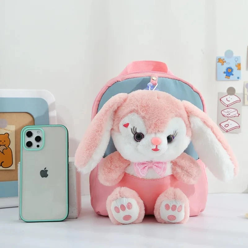 Pavoco Kinder-Rucksäcke Hase Pink Bärenstadt | Niedlicher Kindergartenrucksack für Kinder personalisierbar