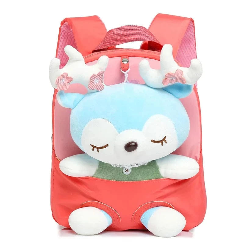 Pavoco Kinder-Rucksäcke Koralle Hellblau Bärenstadt | Niedlicher Kindergartenrucksack für Kinder personalisierbar