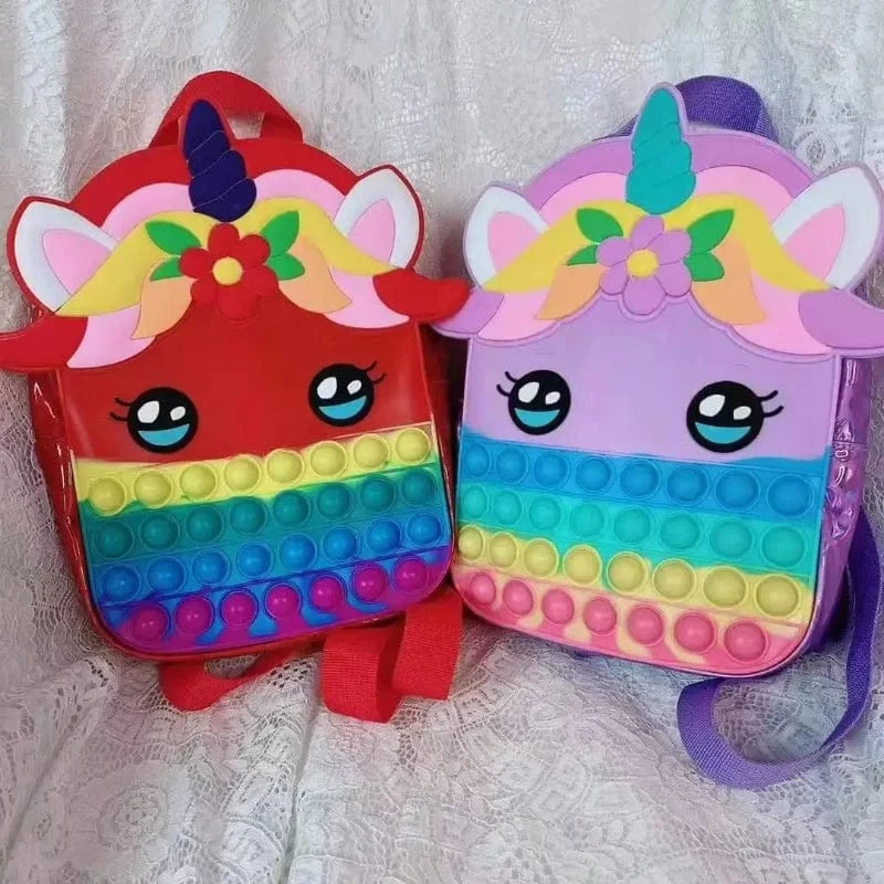 Pavoco Kinder-Rucksäcke Sylvara | stressabbauender Schulrucksack für Kinder leicht
