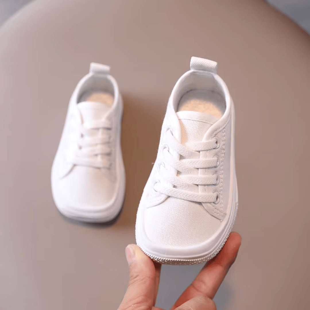 Pavoco Kinder Schuhe Weiß / 21 - 22 Atmungsaktive Sneaker für Kinder leicht flexibel bequem Sommer