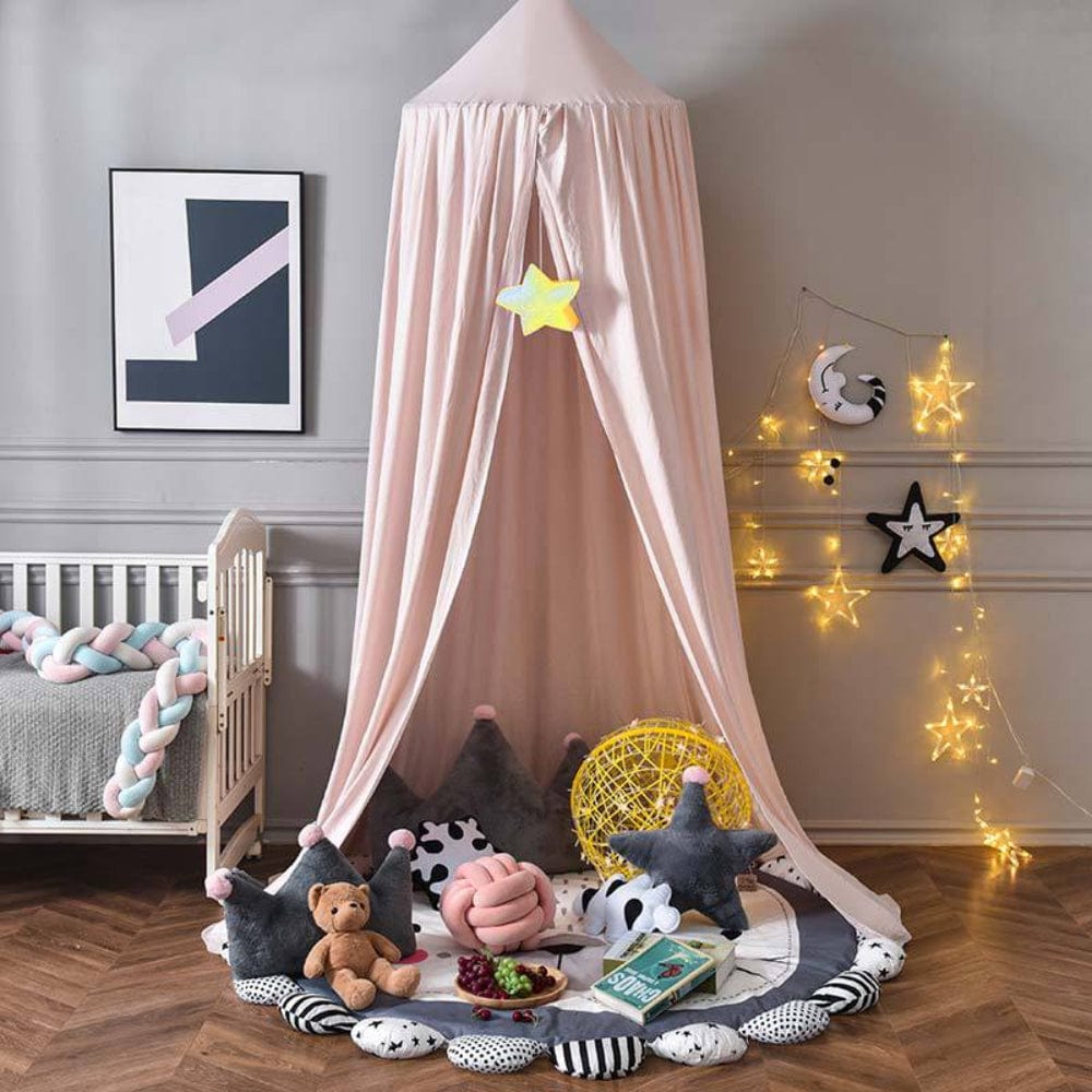 Pavoco Kinderbettwäsche Weiches Hängedach für Kinder atmungsaktiv vielseitig elegant Polyester 250 cm