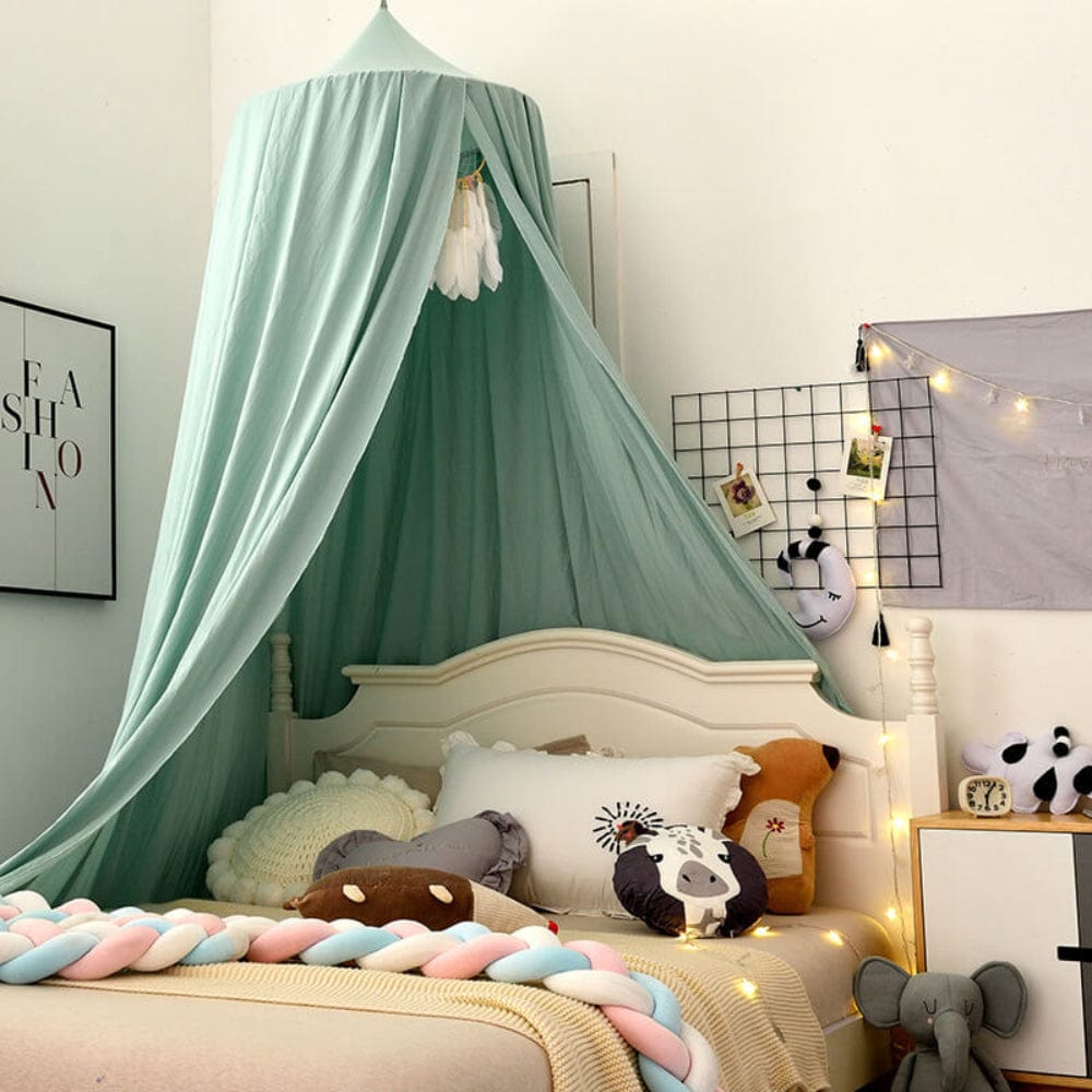 Pavoco Kinderbettwäsche Weiches Hängedach für Kinder atmungsaktiv vielseitig elegant Polyester 250 cm