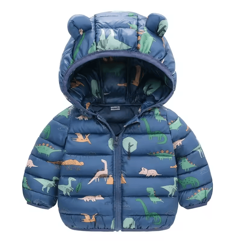 Pavoco Kinderoberbekleidung Blau / 80 (12 Monate) Bunte Regenjacke für Kinder gefüttert wetterfest Herbst Schule Freizeit
