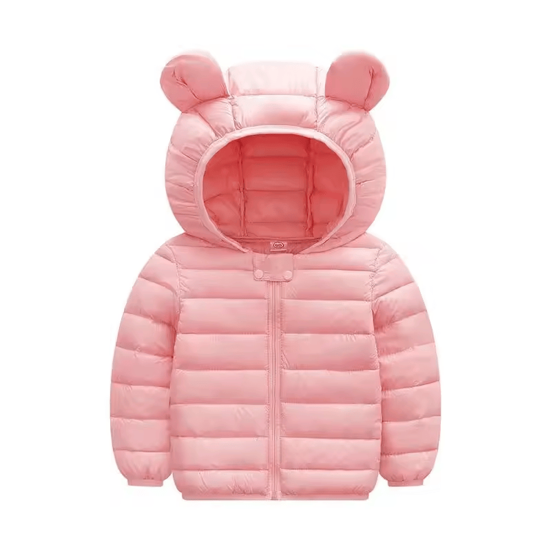 Pavoco Kinderoberbekleidung Rosa / 80 (12 Monate) Bunte Regenjacke für Kinder gefüttert wetterfest Herbst Schule Freizeit
