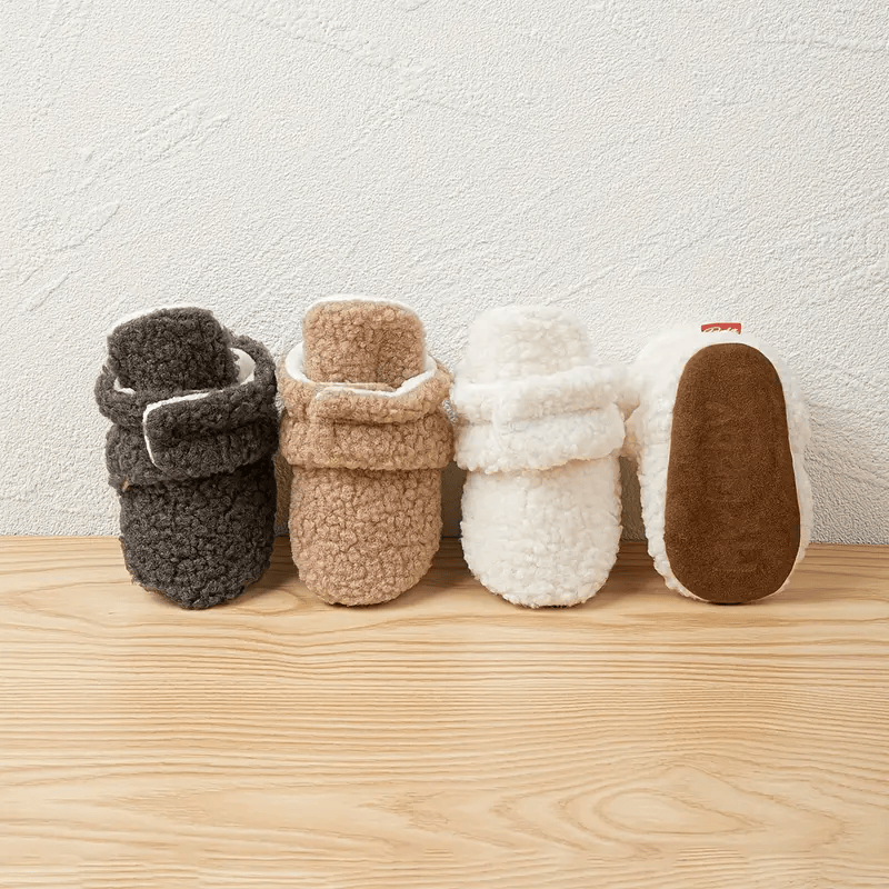 Pavoco Kindersocken Weiche Haussocken für Kinder aus Teddystoff warm bequem ideal für Zuhause