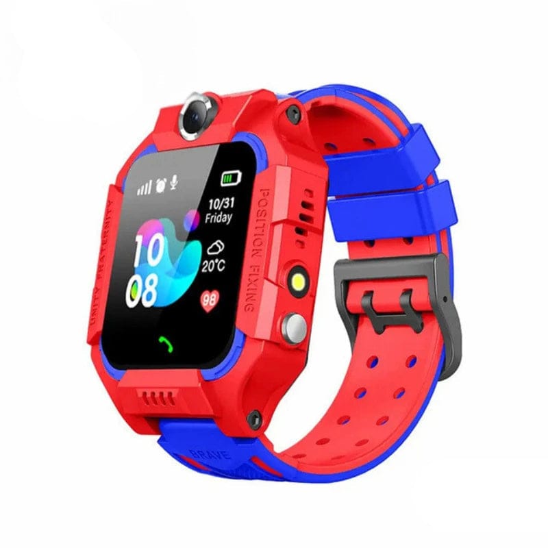 Pavoco Kinderuhren Rot Sichere Kinder Smartwatch für Kinder 4G GPS Tracking SOS Funktion robust und wasserdicht