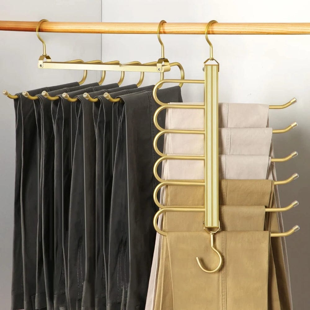 Pavoco Kleidung Aufbewahrung & Organisation Platzsparender Hosenbügel für Unisex robust rutschfest Metall ideal für Kleiderschrank