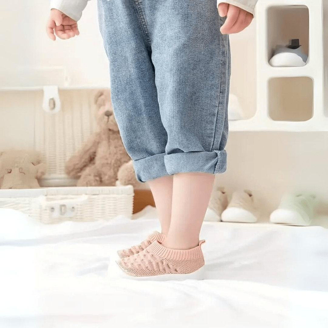 Pavoco Kleinkinderschuhe Atmungsaktive Barefoot Schuhe für Kinder flexibel leicht Herbst