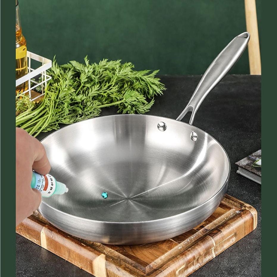 Pavoco Kochgeschirr 22 cm Hochwertige Bratpfanne Edelstahl Antihaft 28 cm