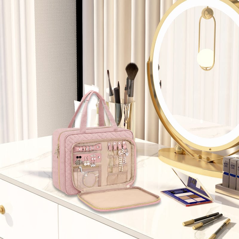 Pavoco Kosmetiktaschen Praktische Kosmetiktasche für Damen hängend wasserabweisend kompakt vielseitig