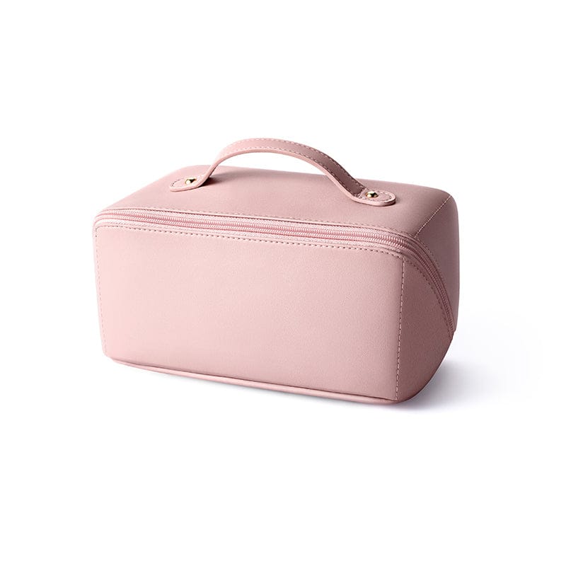 Pavoco Kosmetiktaschen Rosa Geräumige Kosmetiktasche für Damen groß wasserabweisend ideal für Reisen