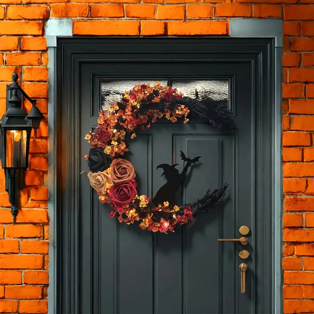 Pavoco Kränze Default Rustikaler Türkranz für Halloween Dekoration