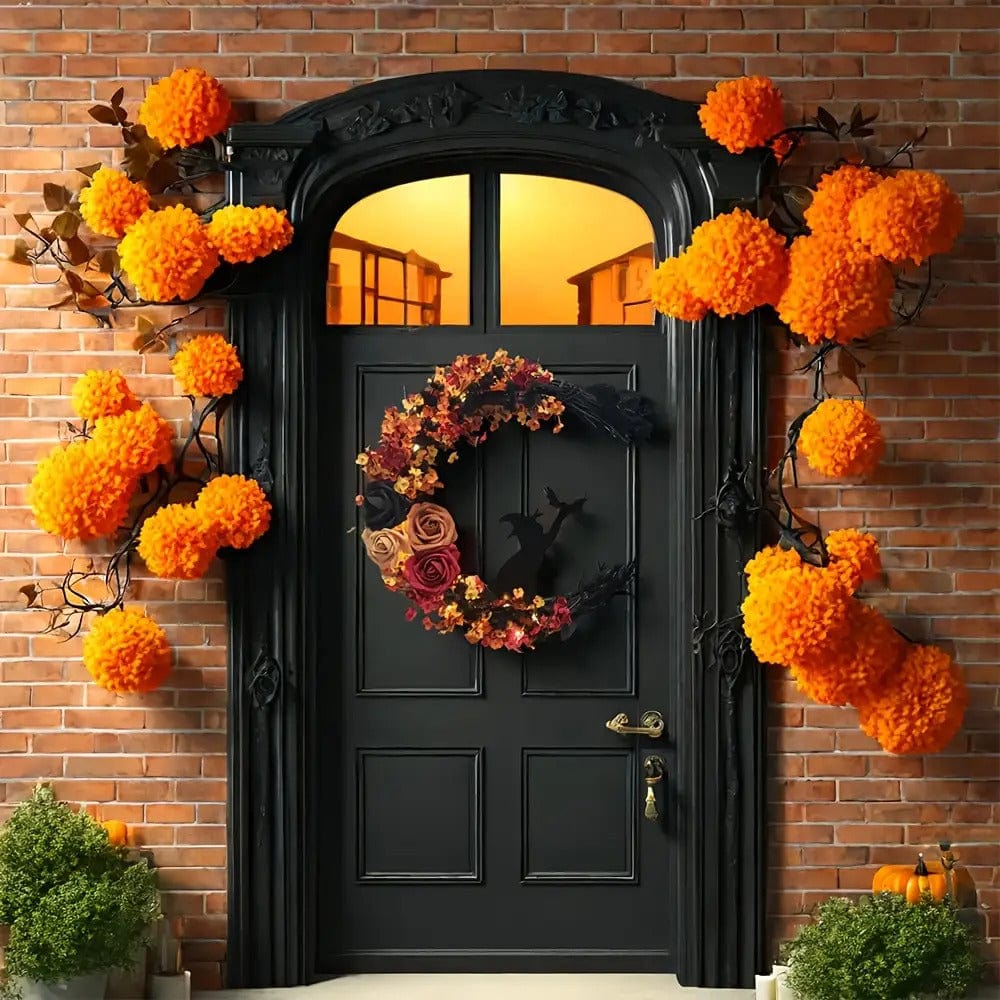 Pavoco Kränze Default Rustikaler Türkranz für Halloween Dekoration