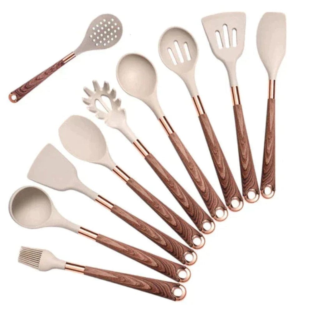 Pavoco Küchenutensilien Default Hochwertiges Küchenutensilien Set für Hobbyköche ergonomisch hitzebeständig