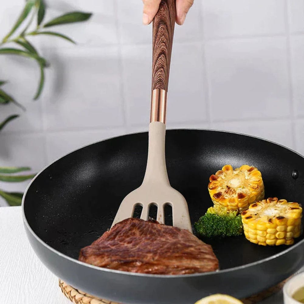 Pavoco Küchenutensilien Default Hochwertiges Küchenutensilien Set für Hobbyköche ergonomisch hitzebeständig
