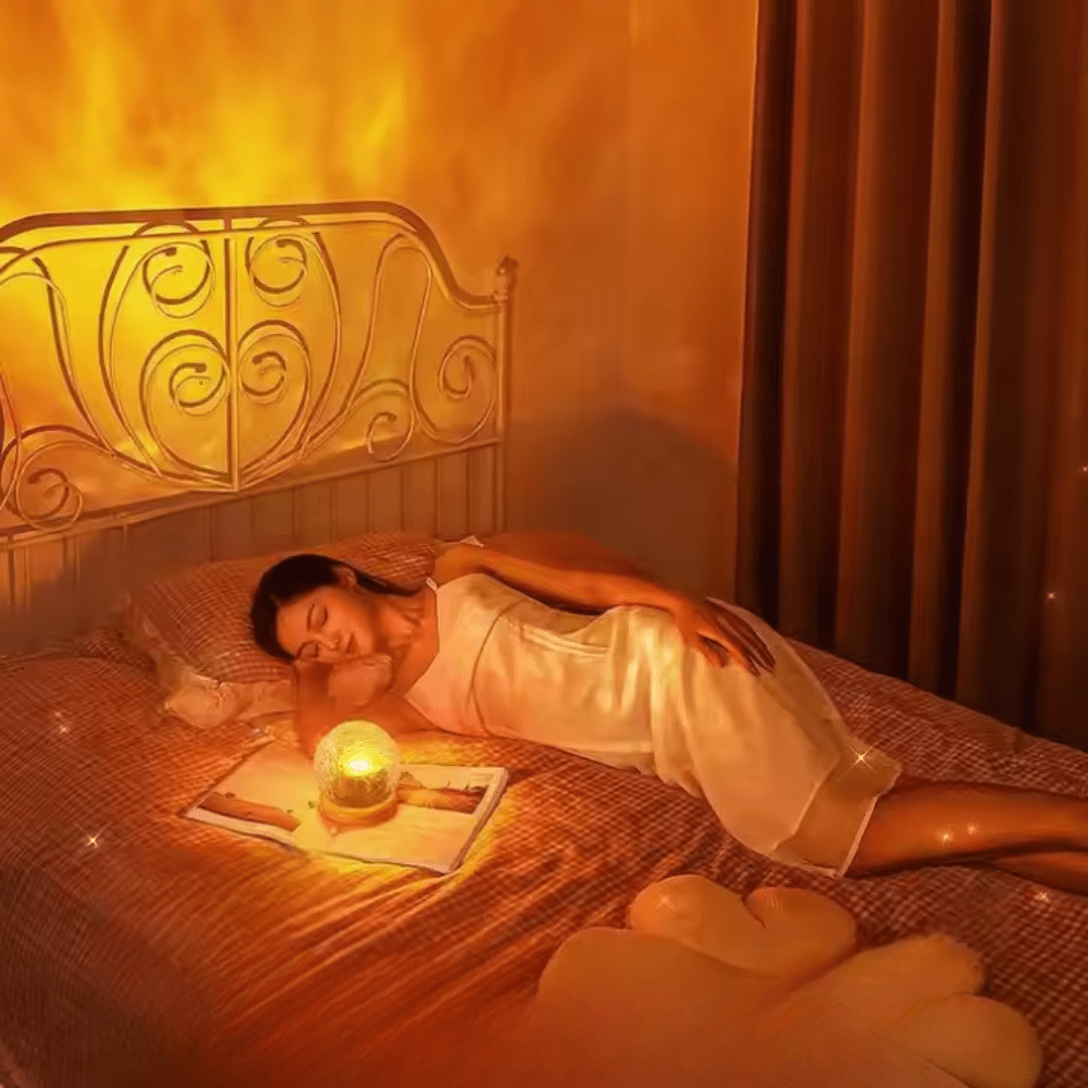 Pavoco Lampen Default Luna | Elegante LED Tischlampe für Zuhause mit Welleneffekt