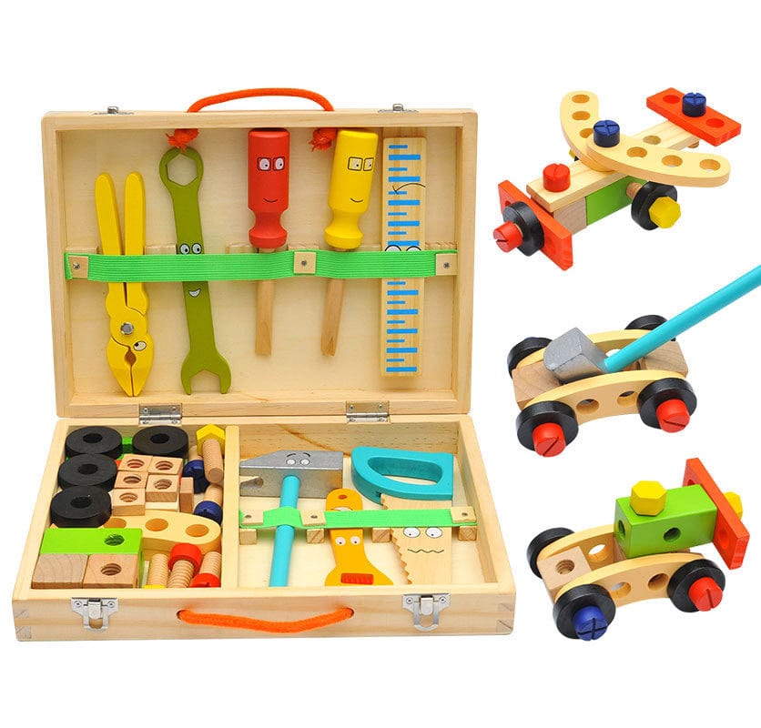 Pavoco Lernspielzeug Default Werker | kreativer Werkzeugkasten für Kinder sicher