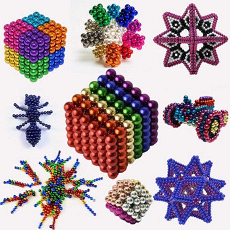 Pavoco Magnetische Baukästen Default Kreatives Magnetisches Bauset für Kinder ab 7 Jahren mit 216 Kugeln