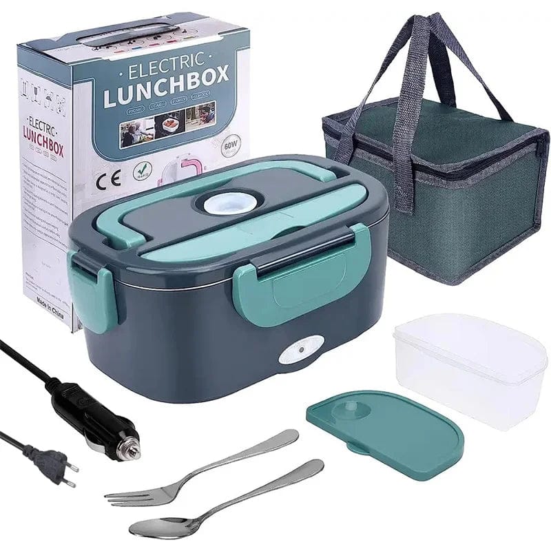 Pavoco Mittagessenboxen EU-Stecker Praktische elektrische Lunchbox für Unisex tragbar auslaufsicher 1,5L schnell erhitzend