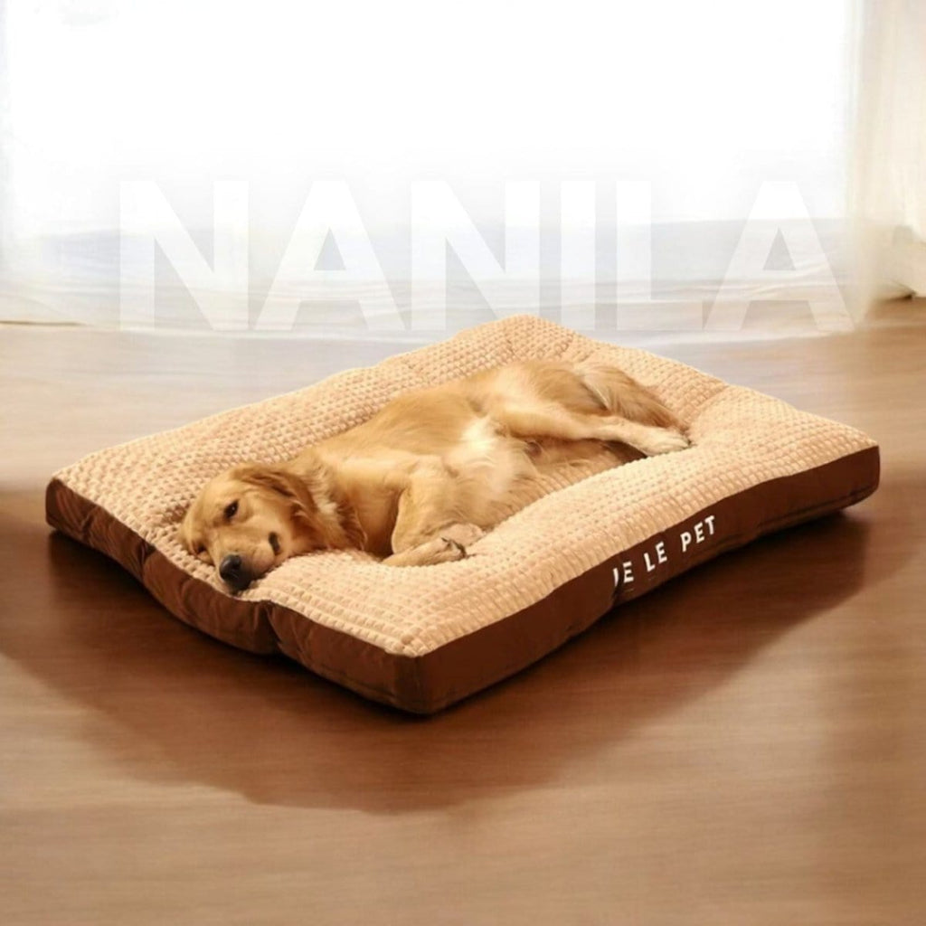 Pavoco Orthopädische Hundebetten Braun / 45x47cm (für Haustiere unter 3 kg) Orthopädisches Hundebett für Hunde optimaler Komfort langlebig