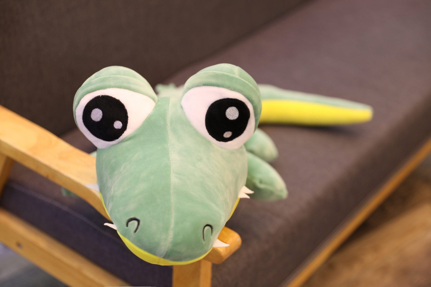 Pavoco Plüschtiere Lustiges Krokodil Kuscheltier für Kinder XXL weich knuddelig Plüschtiere