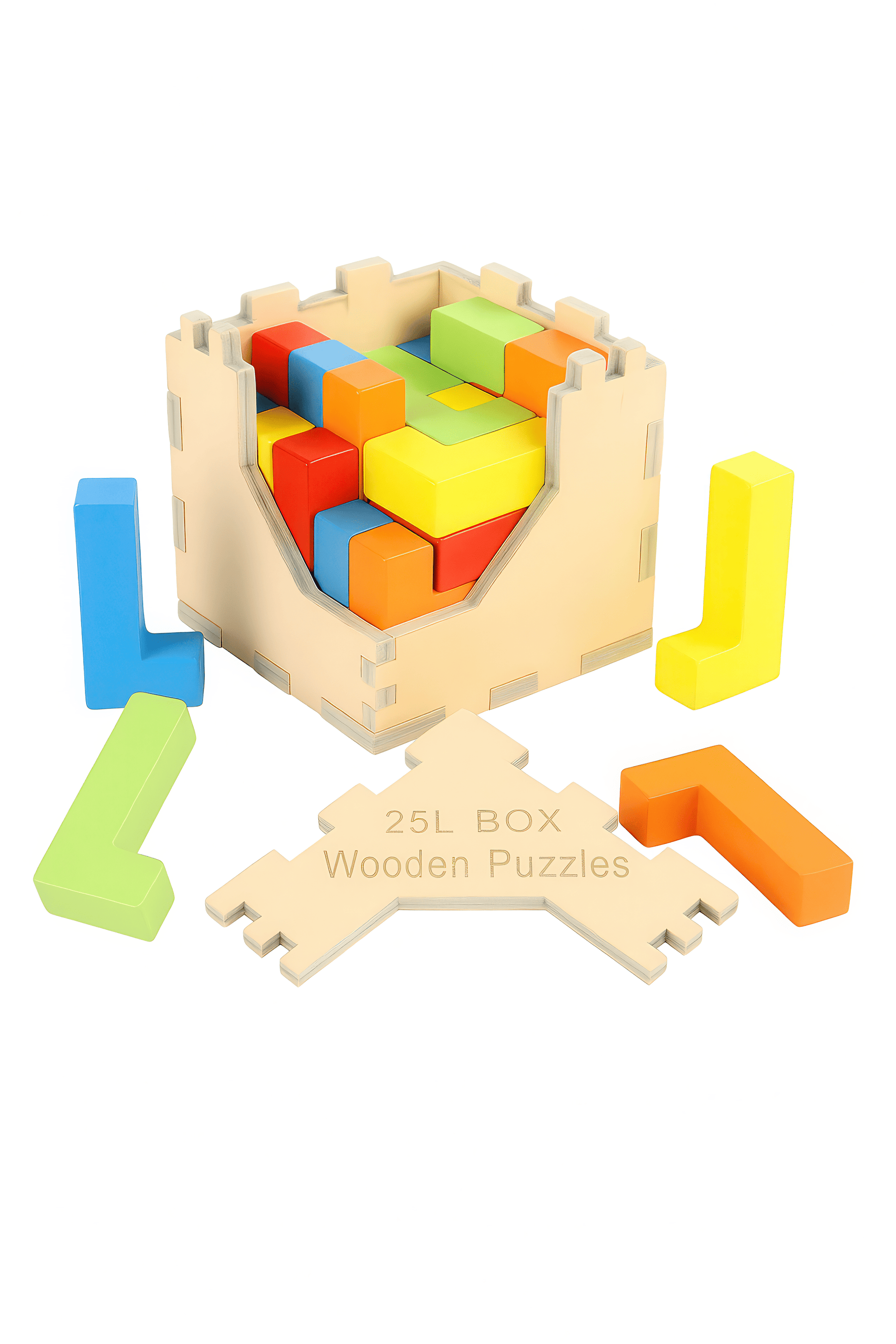 Pavoco Puzzle Tetris | kreatives 3D Puzzle für Kinder lehrreich