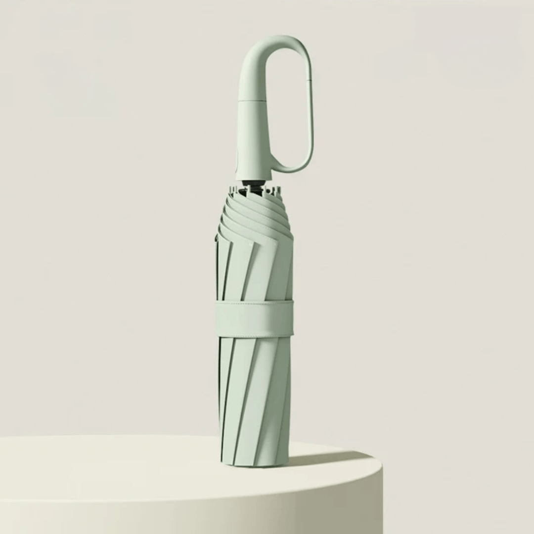 Pavoco Regenschirme Grün Robuster Regenschirm für Unisex winddicht reflektierend automatischer Betrieb