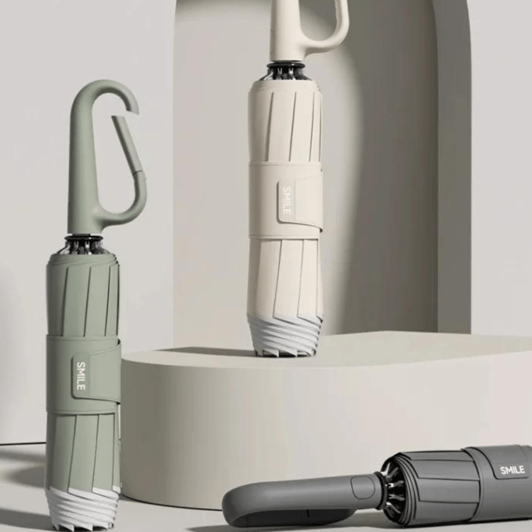 Pavoco Regenschirme Robuster Regenschirm für Unisex winddicht reflektierend automatischer Betrieb