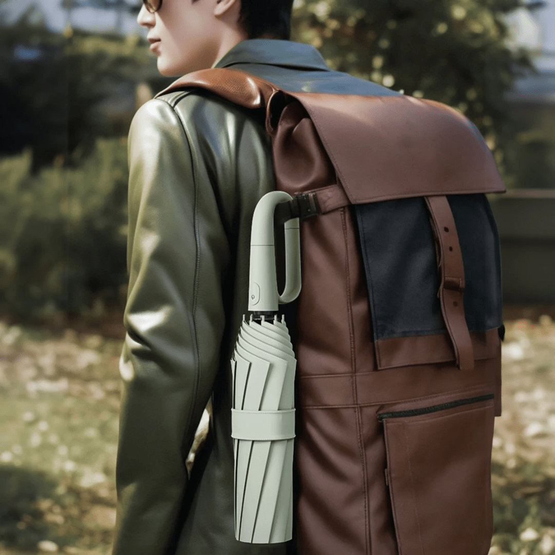 Pavoco Regenschirme Robuster Regenschirm für Unisex winddicht reflektierend automatischer Betrieb
