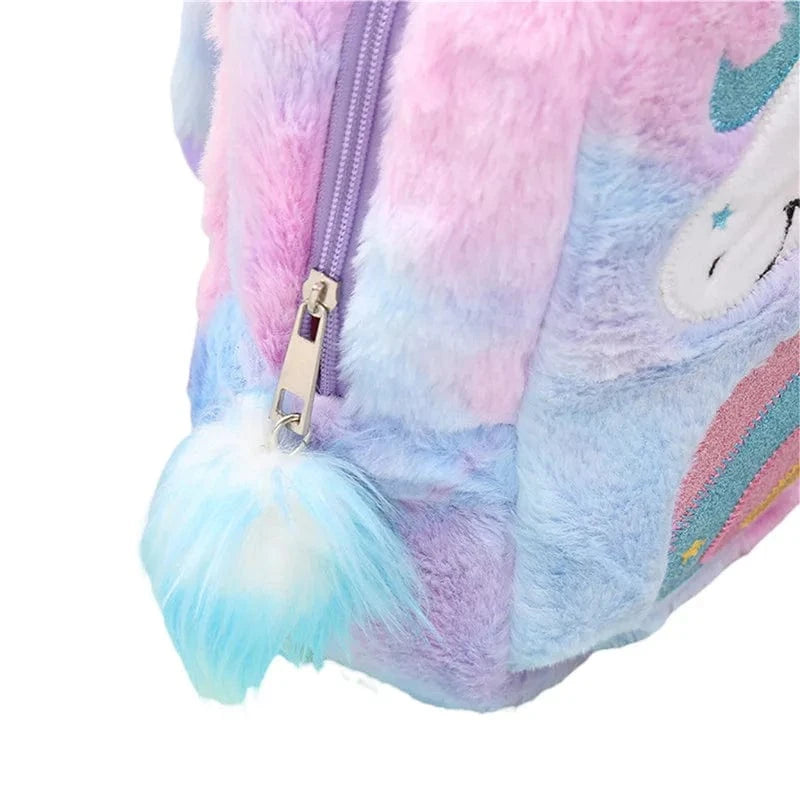 Pavoco Rucksäcke Einhorn | niedlicher Plüsch-Rucksack für Kinder leicht
