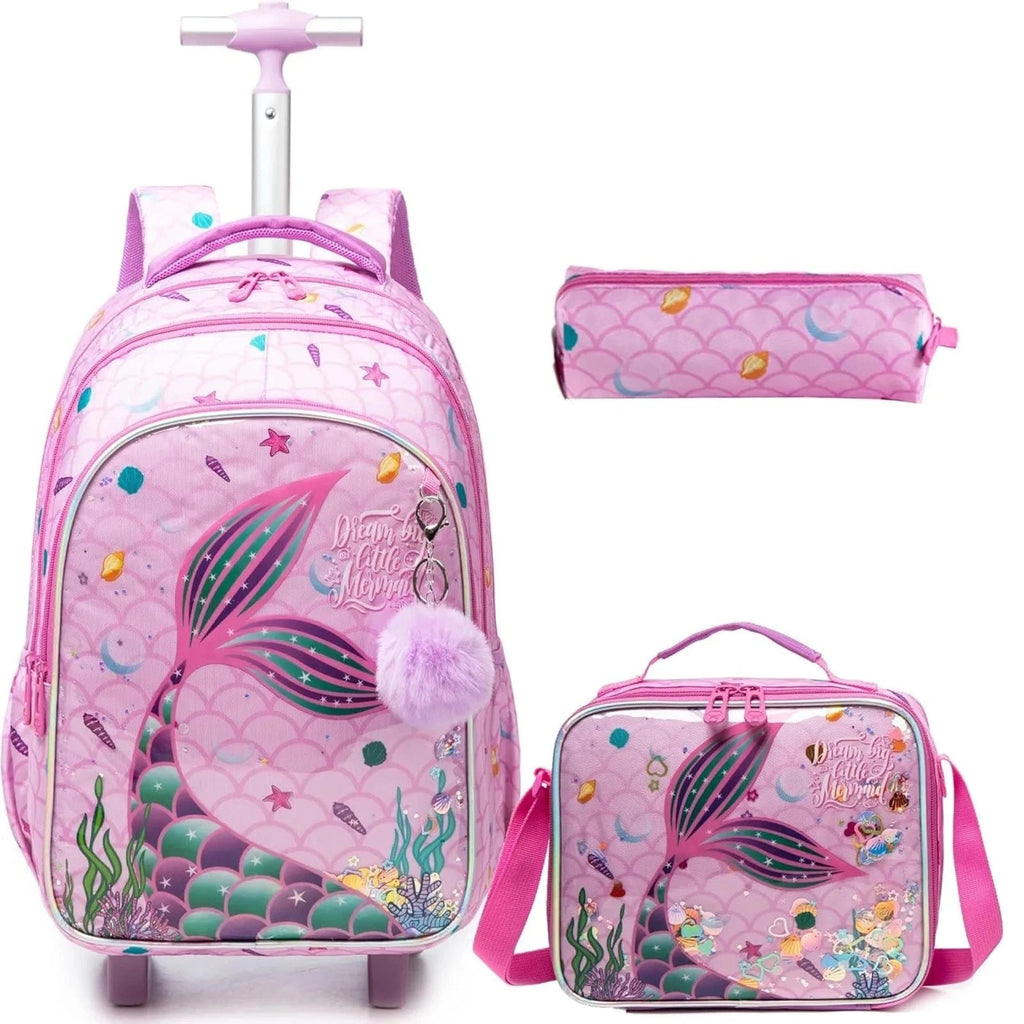 Pavoco Rucksäcke Einhorn – Rosa Pink Zephira | ergonomischer Schulrucksack für Kinder vielseitig