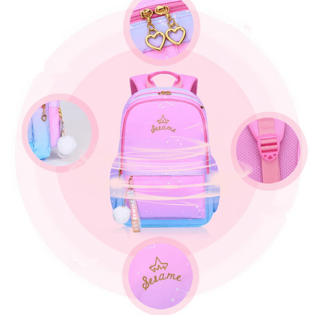 Pavoco Rucksäcke Lior | orthopädischer Schulrucksack für Mädchen leicht