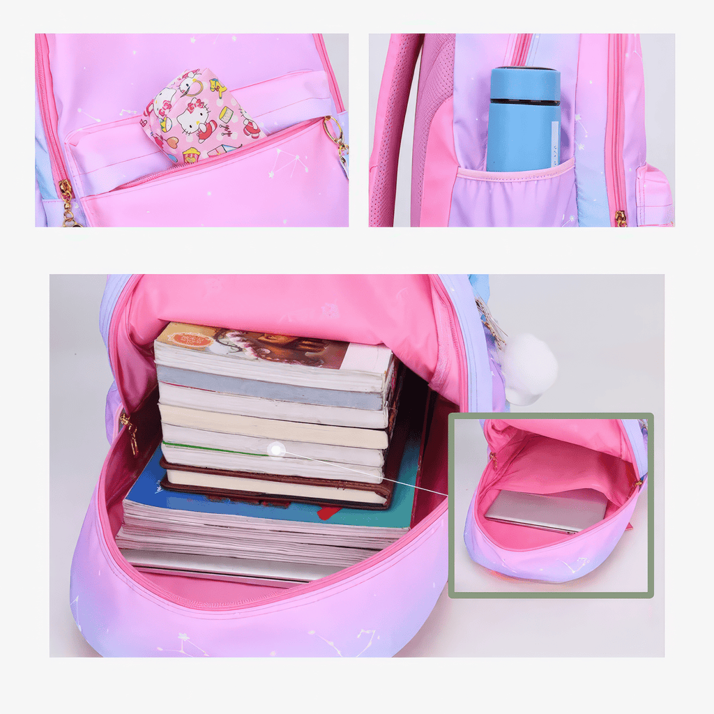 Pavoco Rucksäcke Lior | orthopädischer Schulrucksack für Mädchen leicht
