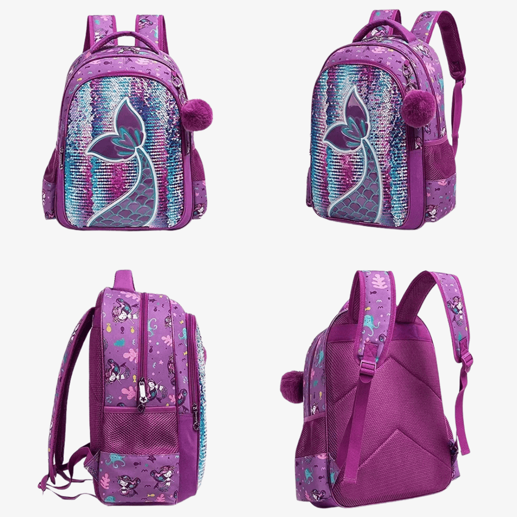 Pavoco Rucksäcke Marielle | robuster Schulrucksack für Kinder mit Lunchbox
