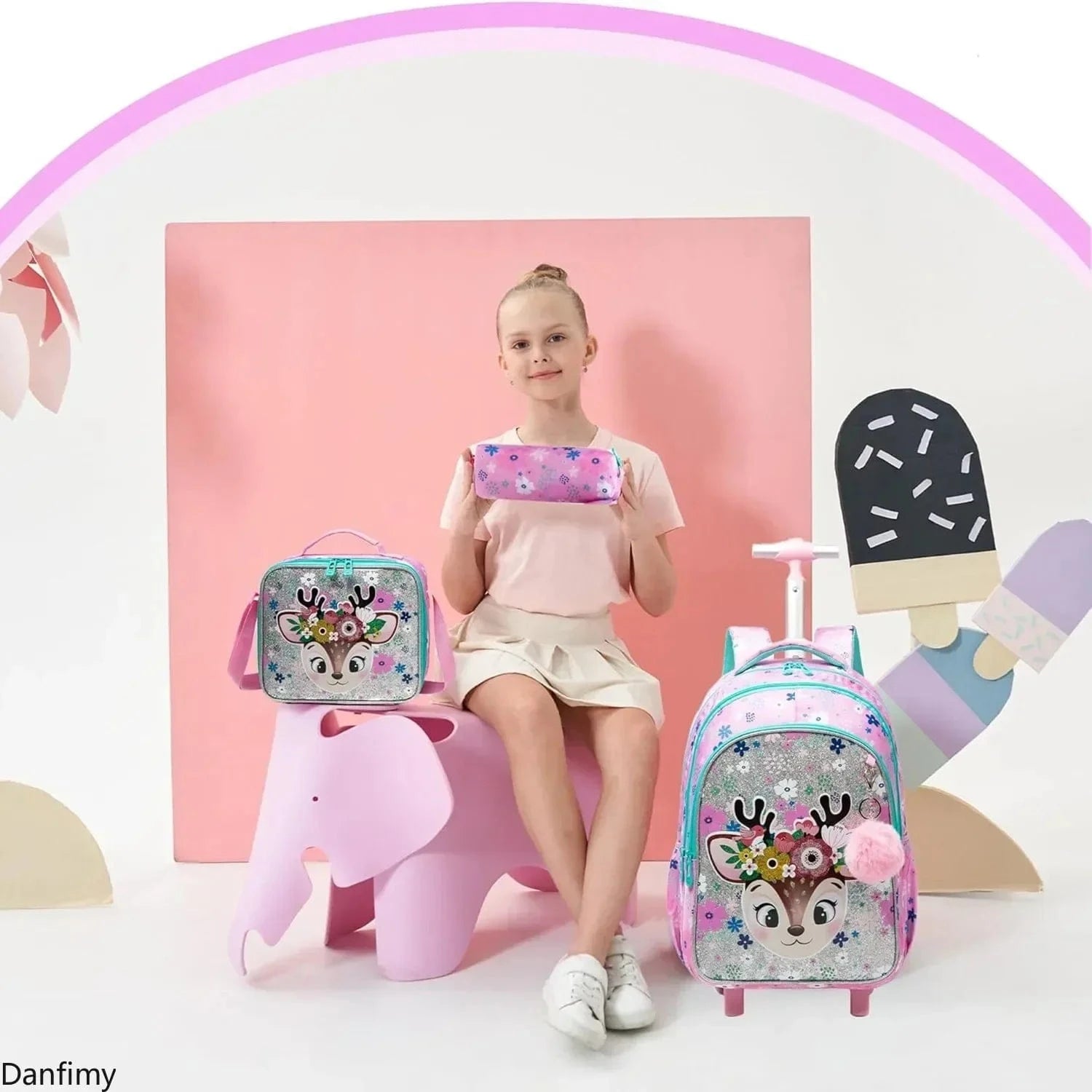 Pavoco Rucksäcke Zephira | ergonomischer Schulrucksack für Kinder vielseitig