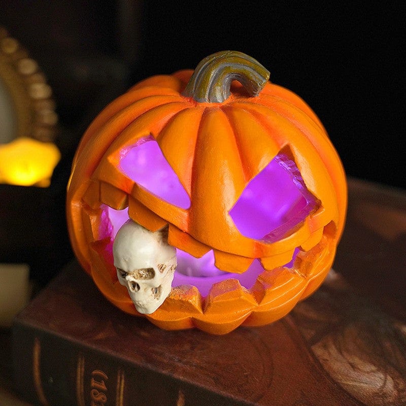 Pavoco Saisonale Dekorationen Default Gruselige Kürbis Deko für Halloween Zuhause