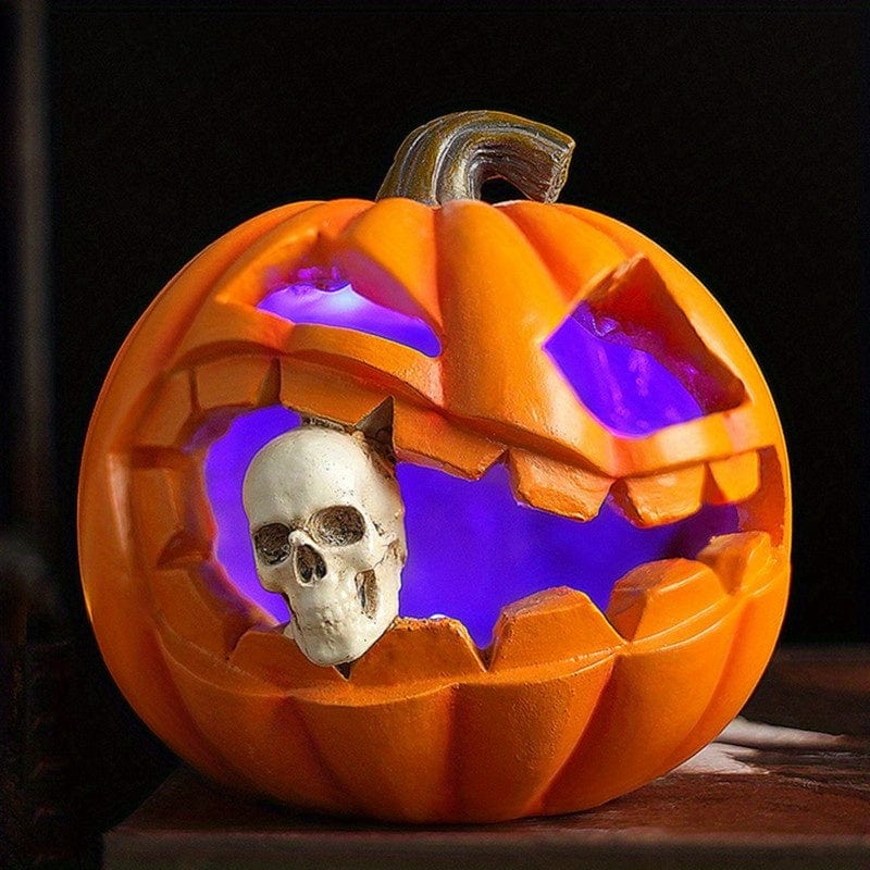 Pavoco Saisonale Dekorationen Default Gruselige Kürbis Deko für Halloween Zuhause