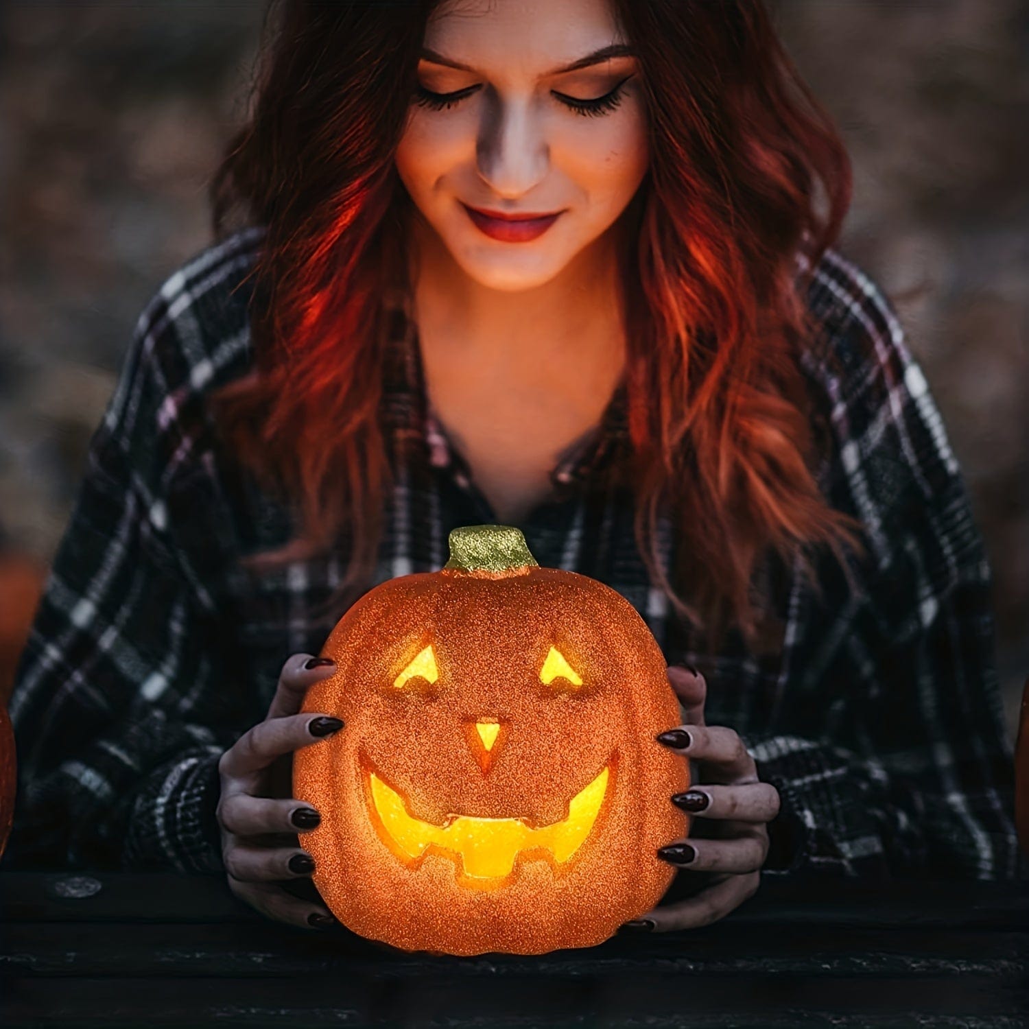 Pavoco Saisonale Dekorationen Default Luminöse Halloween Deko für Unisex Outdoor