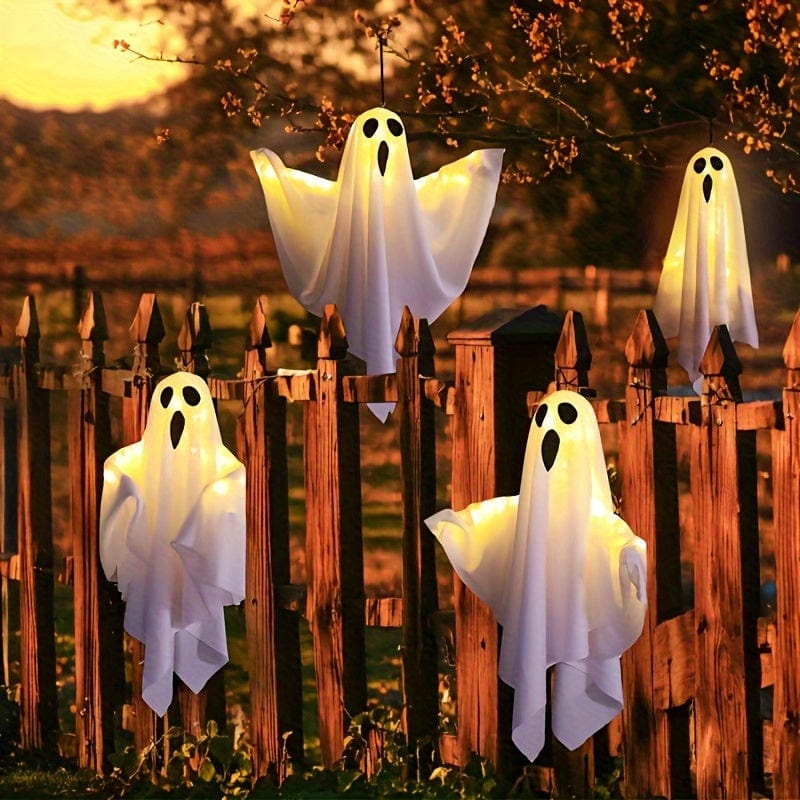 Pavoco Saisonale Dekorationen Gruselige Stoffgeister für Halloween Deko hängend