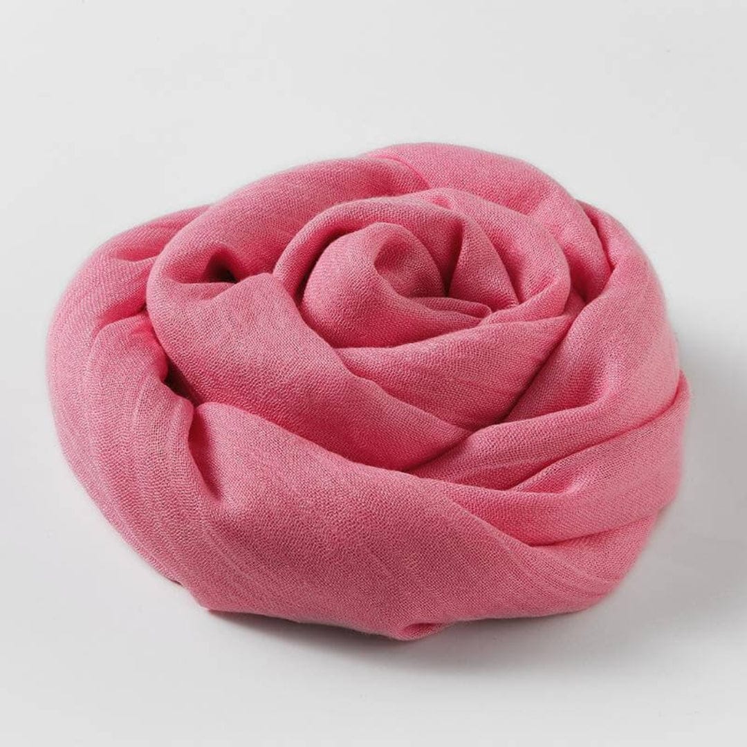 Pavoco Schals & Tücher Rosenrot / Einheitsgröße Leichter Damen Schal stilvoll vielseitig für alle Jahreszeiten atmungsaktiv